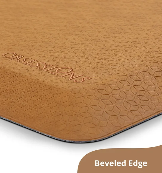 Squab Anti-skid Kitchen Floor Mat Camel