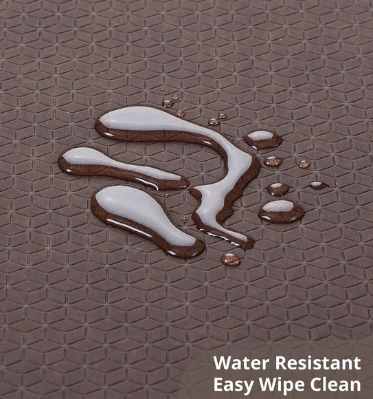 Squab Anti-skid Kitchen Floor Mat D Brown
