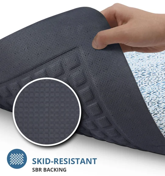 Squab Anti-skid Kitchen Floor Mat Light Blue