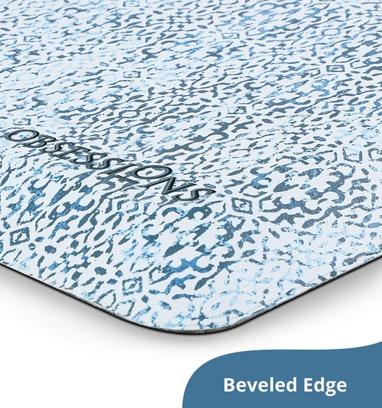 Squab Anti-skid Kitchen Floor Mat Light Blue