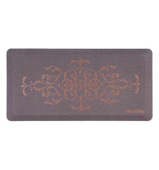 Squab Anti-skid Kitchen Floor Mat Brown