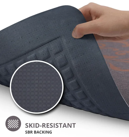 Squab Anti-skid Kitchen Floor Mat Brown