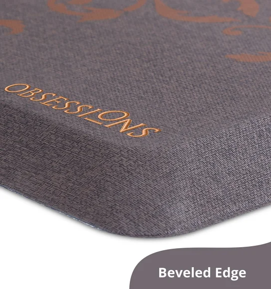 Squab Anti-skid Kitchen Floor Mat Brown