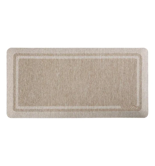 Squab Anti-skid Kitchen Floor Mat Beige