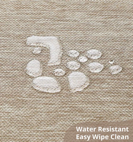 Squab Anti-skid Kitchen Floor Mat Beige