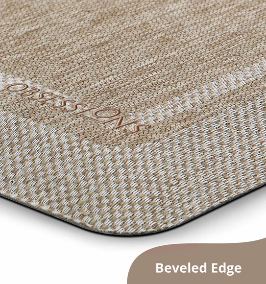 Squab Anti-skid Kitchen Floor Mat Beige