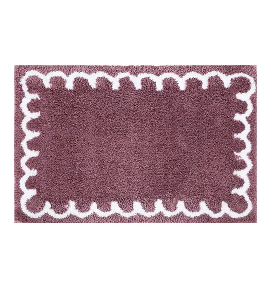 Scallop Anti-skid Ultra Absorbent Bath Mat Strawberry