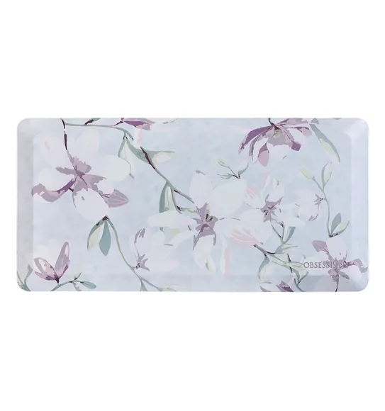 Squab Anti-skid Kitchen Floor Mat Light Blue