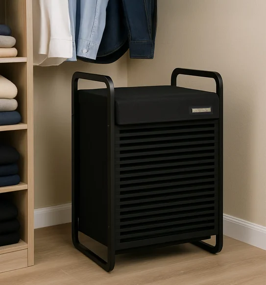 Sophia Laundry Basket Storage Basket White and Black