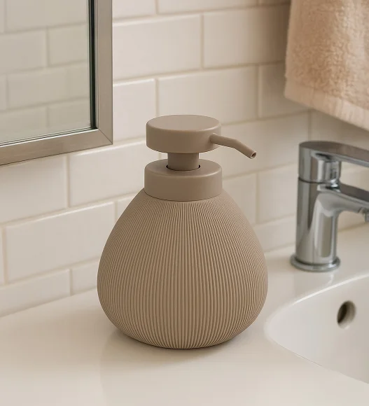 Caddy Polyresin Soap Dispenser Brown
