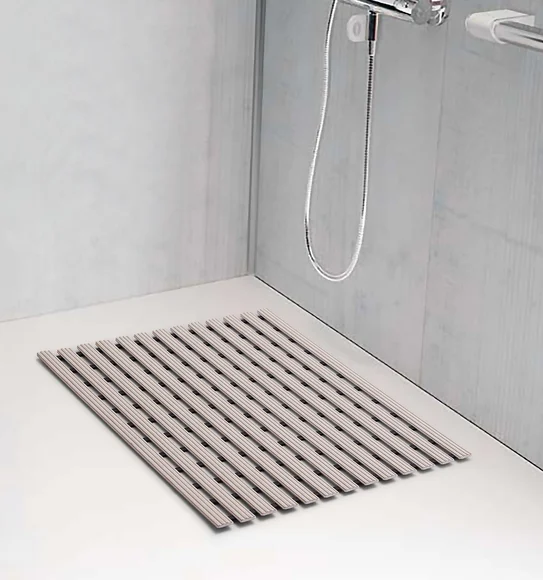 Fredy PVC Shower Mat Sand Shell