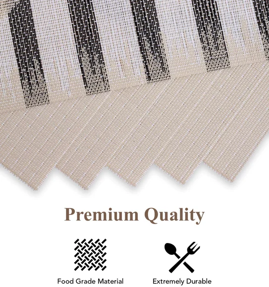 Avono Heat Resistant and Washable Table Mat Beige