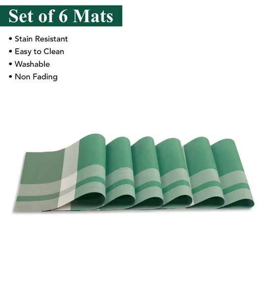 Avono Heat Resistant and Washable Table Mat Green
