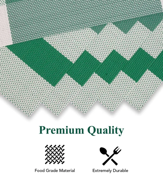 Avono Heat Resistant and Washable Table Mat Green