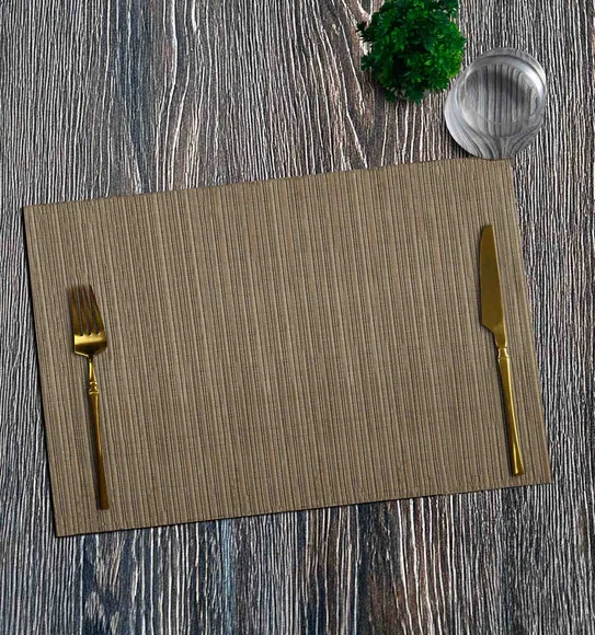 Avono Heat Resistant and Washable Table Mat Brown