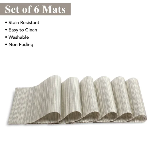 Avono Heat Resistant and Washable Table Mat Grey
