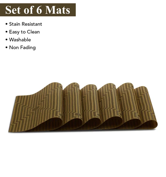Avono Heat Resistant and Washable Table Mat Copper