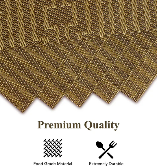 Avono Heat Resistant and Washable Table Mat Copper