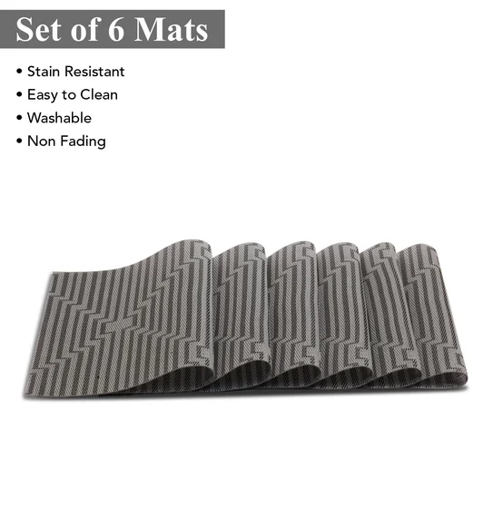 Avono Heat Resistant and Washable Table Mat Grey