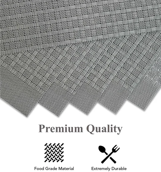 Avono Heat Resistant and Washable Table Mat Grey