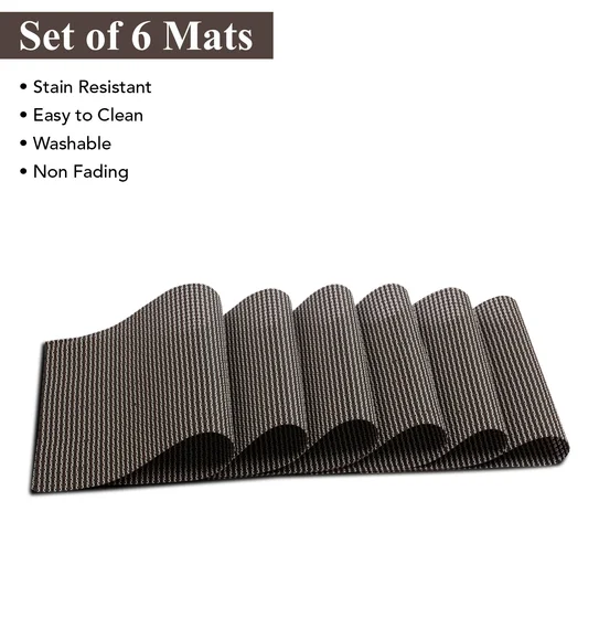 Avono Heat Resistant and Washable Table Mat Grey
