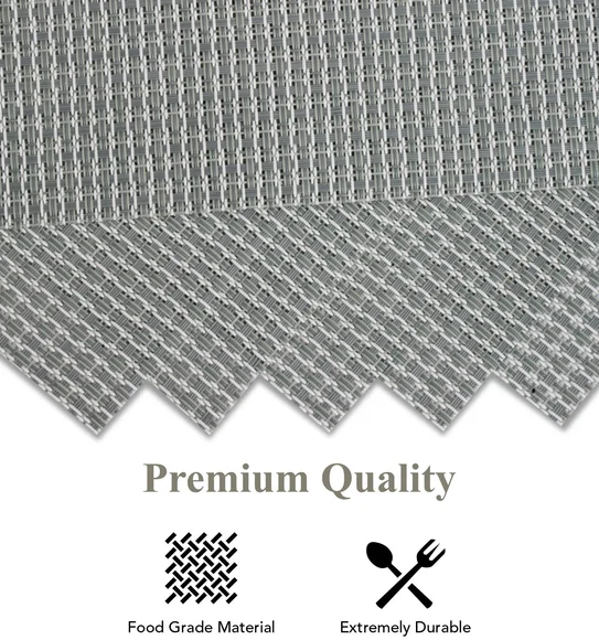 Avono Heat Resistant and Washable Table Mat Grey