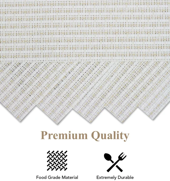 Avono Heat Resistant and Washable Table Mat Cream