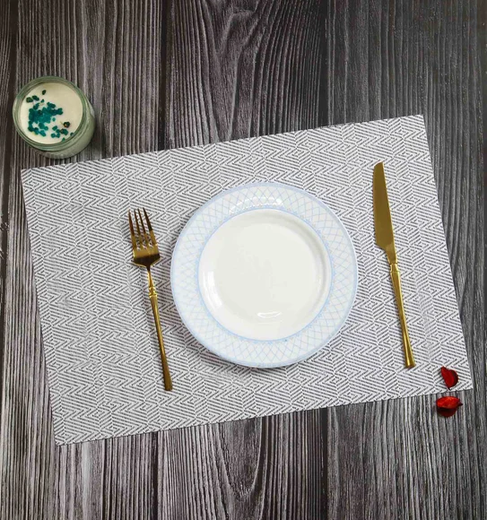 Avono Heat Resistant and Washable Table Mat Light Grey