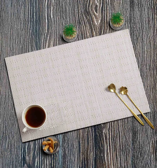 Avono Heat Resistant and Washable Table Mat Beige