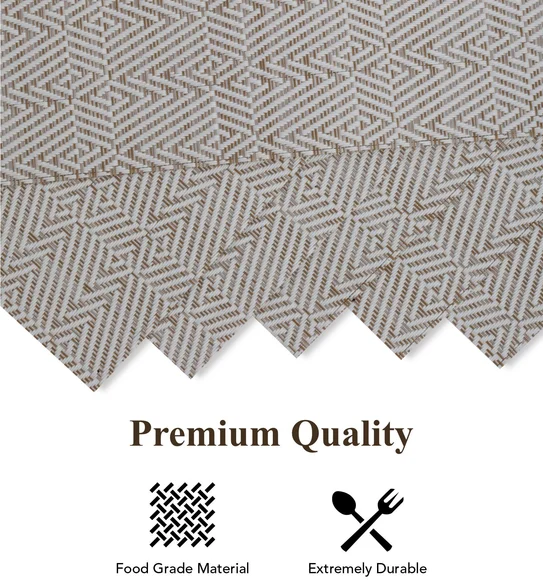 Avono Heat Resistant and Washable Table Mat Beige