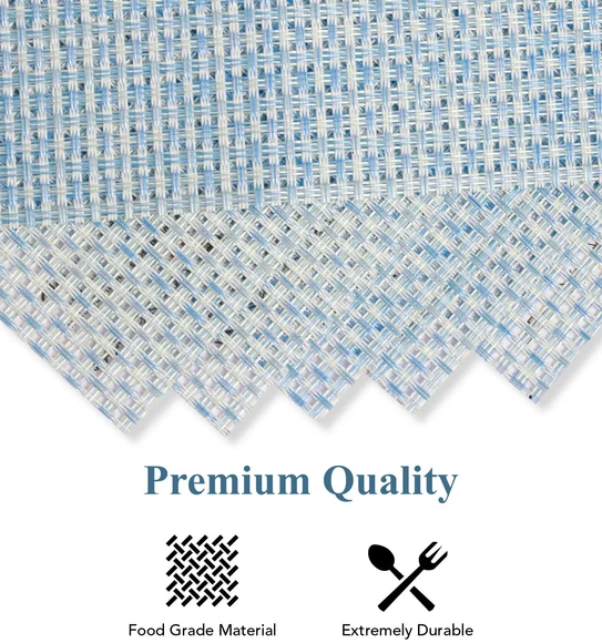 Avono Heat Resistant and Washable Table Mat Blue