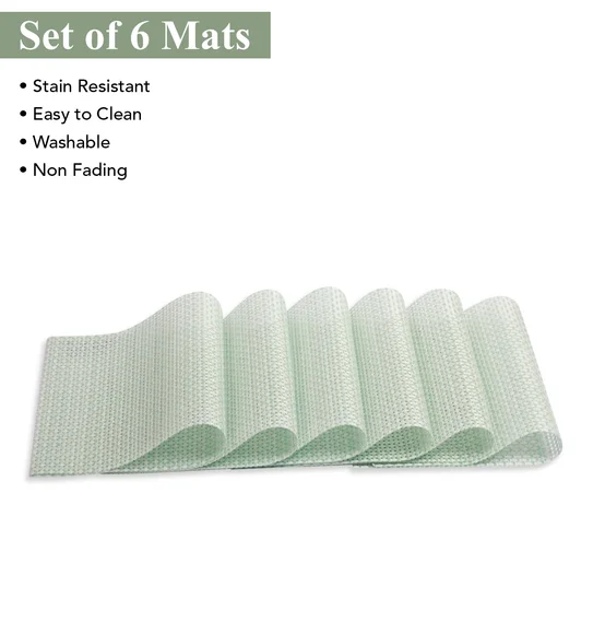 Avono Heat Resistant and Washable Table Mat Light Green