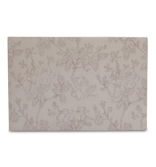 Canvas Solid Dining Table Mat Stone
