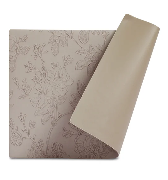 Canvas Solid Dining Table Mat Stone