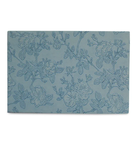 Canvas Solid Dining Table Mat Blue