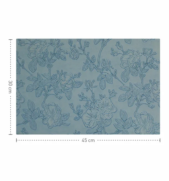 Canvas Solid Dining Table Mat Blue