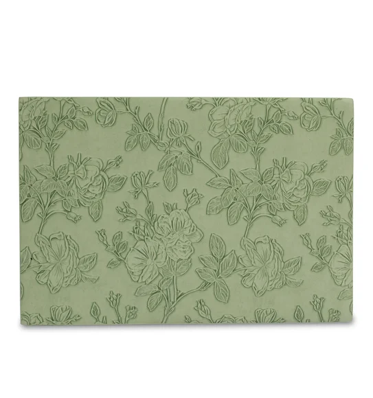 Canvas Solid Dining Table Mat Green
