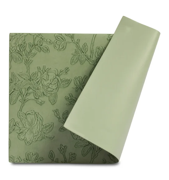 Canvas Solid Dining Table Mat Green