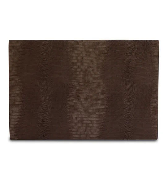 Canvas Solid Dining Table Mat Chocolate