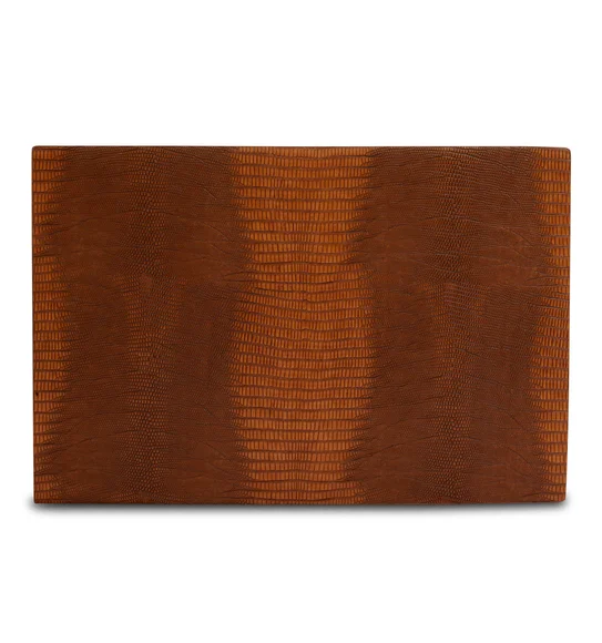 Canvas Solid Dining Table Mat Brown