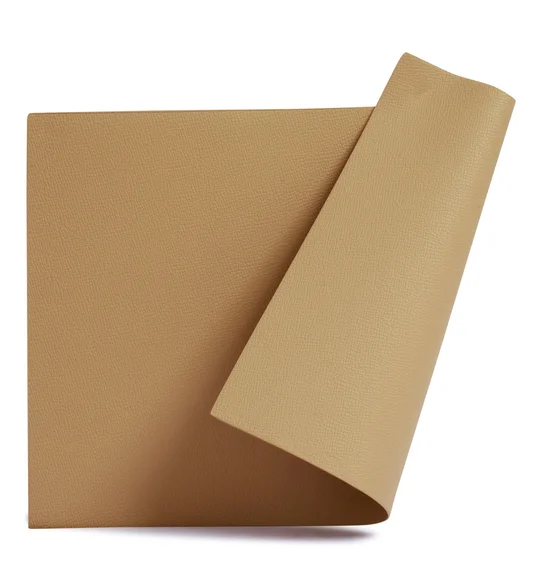 Canvas Solid Dining Table Mat Beige