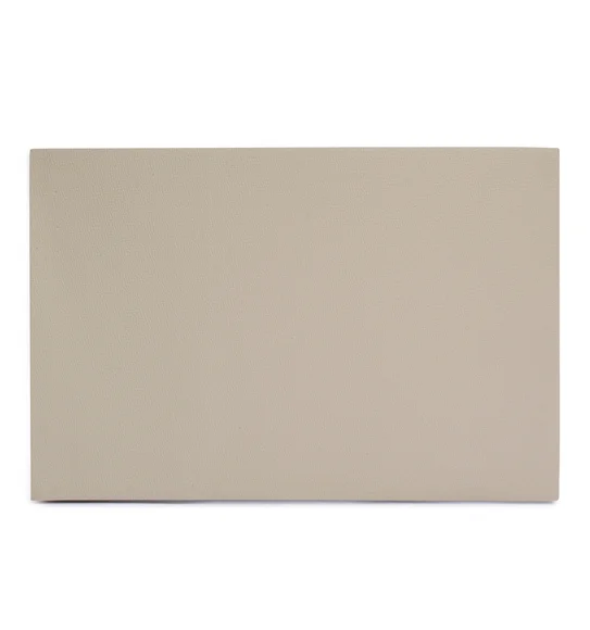 Canvas Solid Dining Table Mat Cream