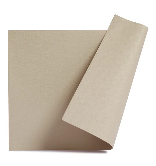 Canvas Solid Dining Table Mat Cream