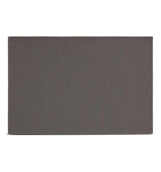 Canvas Solid Dining Table Mat Grey