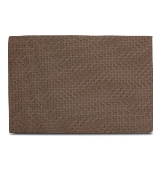 Canvas Solid Dining Table Mat Taupe