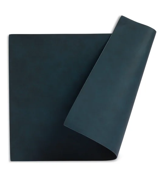 Canvas Solid Dining Table Mat Teal