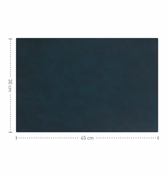 Canvas Solid Dining Table Mat Teal