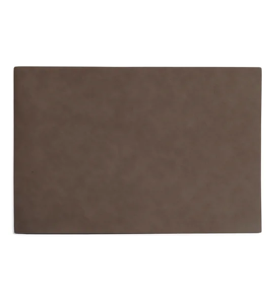 Canvas Solid Dining Table Mat Brown