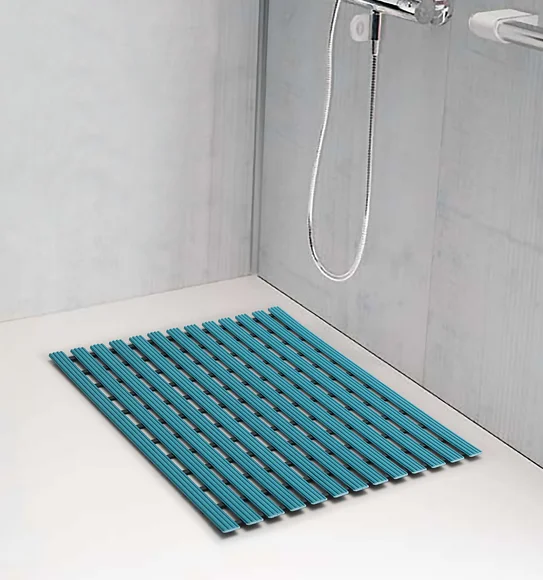 Fredy PVC Shower Mat Teal