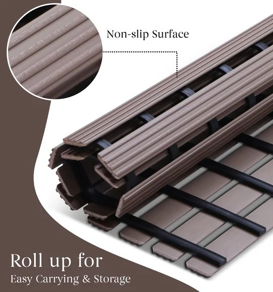Fredy PVC Shower Mat Moonlight